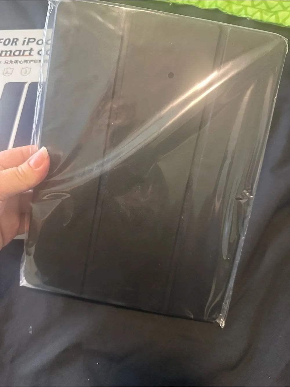 Anti Fingerprint Case for iPad 10.2 in Black, Protective Shell for 10.2 Inch